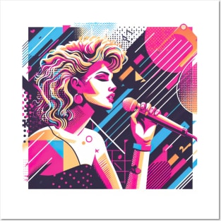 80s Memphis Pop Diva Posters and Art